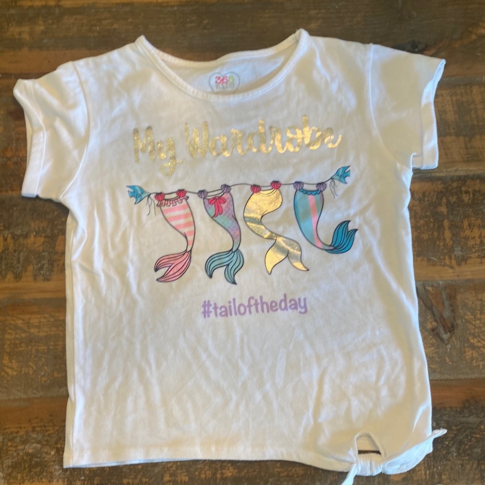 365 Kids mermaid graphic tee in size 7